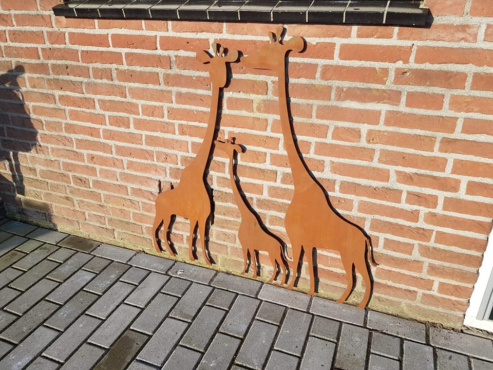 Cortenstaal Lasersnijden Kunstwerk Monument Dieren