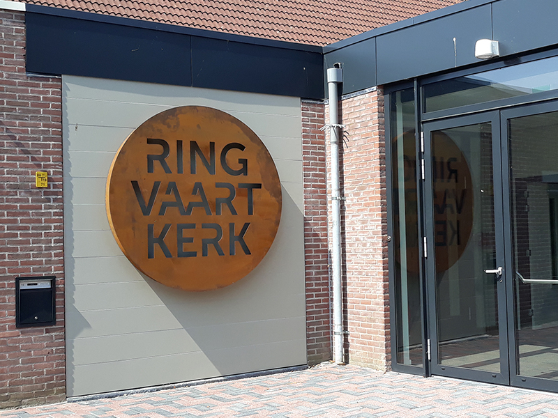 Cortenstaal Reclamebord Reclamezuil Lasersnijden