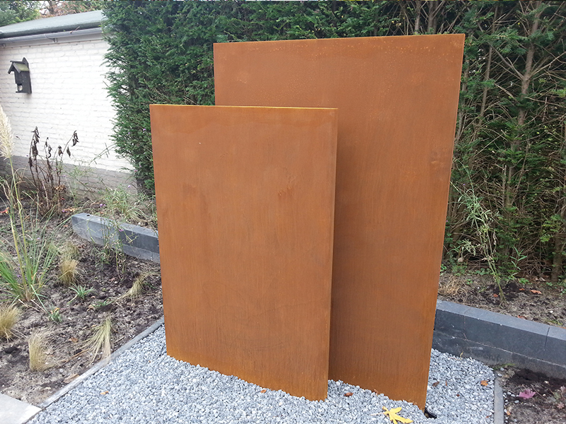 Cortenstaal Schutting Tuinpanelen Schuttingpanelen
